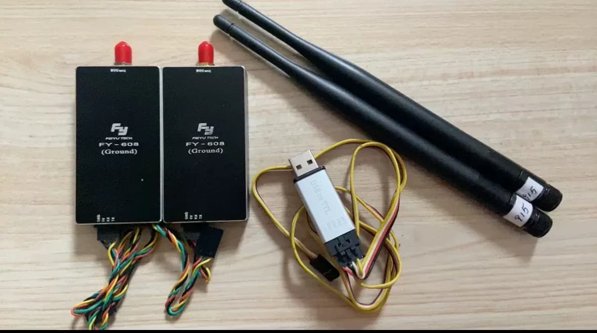 1 pair FEIYUTECH Fy-608 915MHZ DATA LİNK Digi XT09 date radio TX RX for long range FPV RC drone