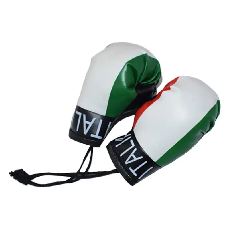 Boxing Gloves Pendant Boxing Pendant Car bag Sports ornament Exquisite boxing glove Realistic fitness ornament for