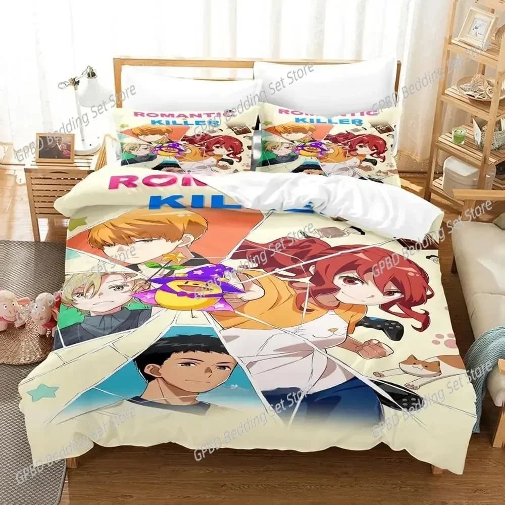 Romantic Killer 3D NEW Duvet Cover Pillowcase Bedding Set Adult Boy Girl Bedroom Decoration Children Single Double Large