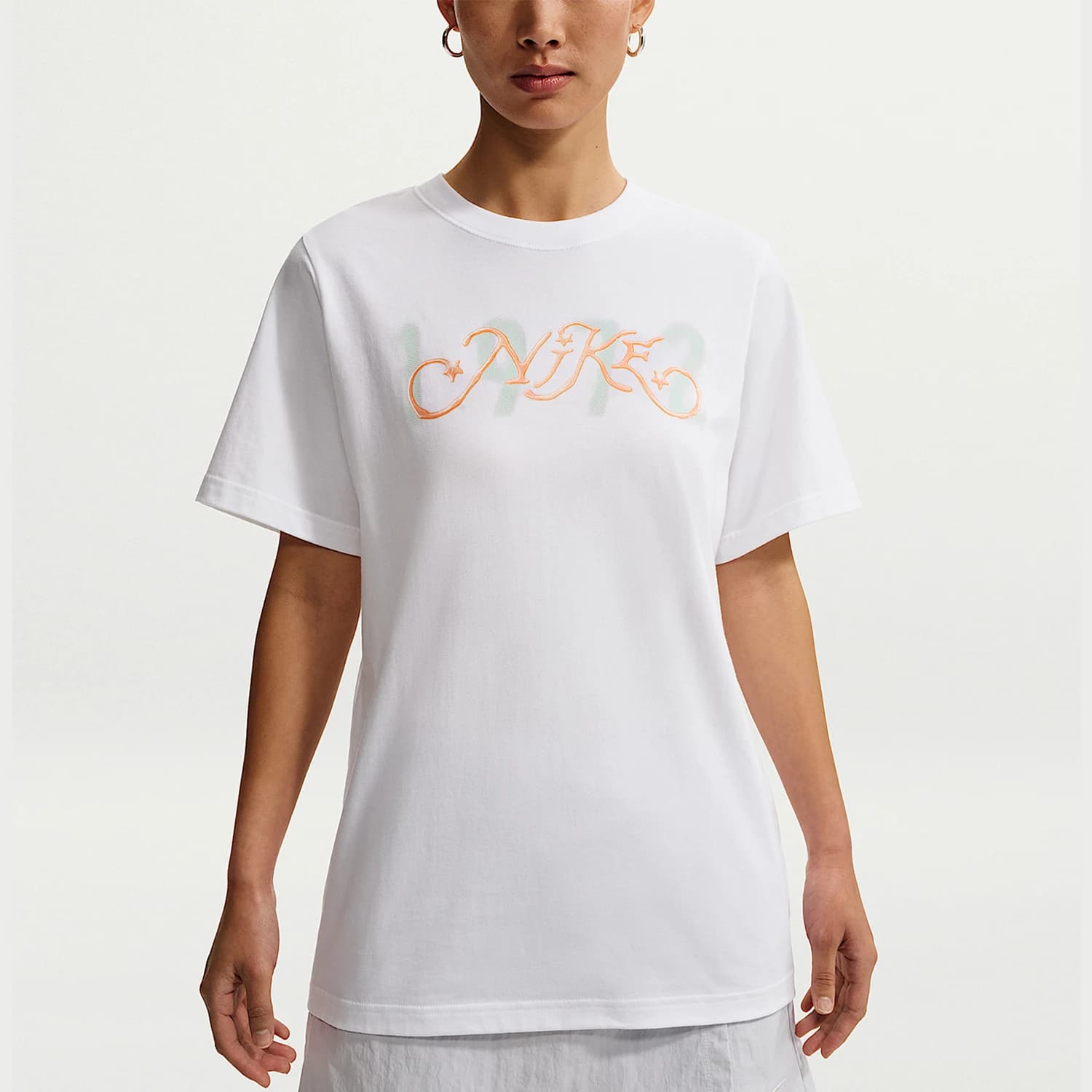 Nike Authentic Sportswear Women's Simple Loose Daily Breathable T-Shirt IR7559-100