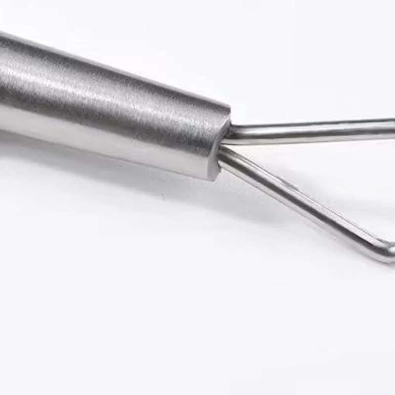High Quality Nail Polish Remover Tool Silvery Holographic Stainless Steel Gel Nail Scraper for Salon Home Manicure