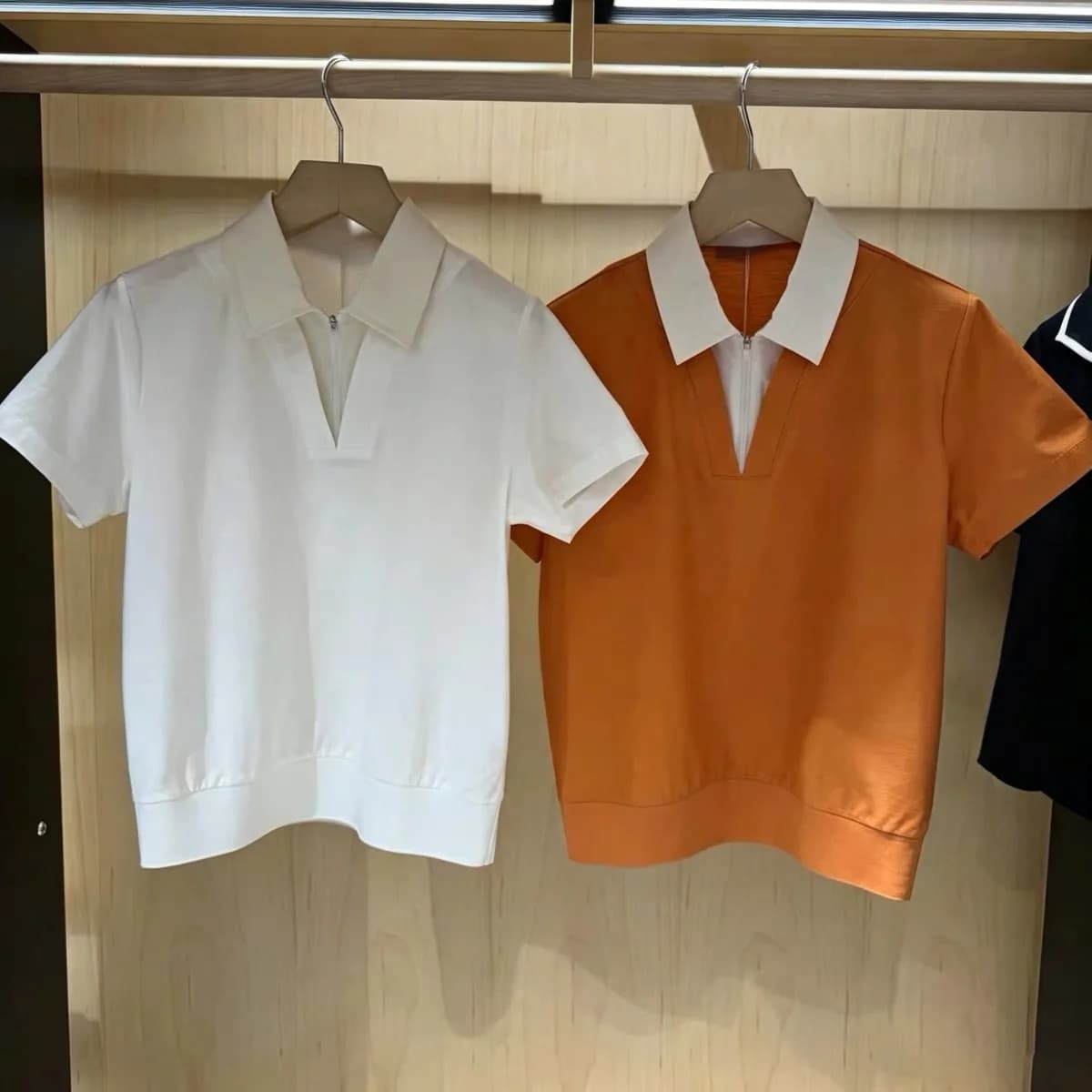 2026 Sporty Korean Women's Golf Top Short Sleeve Dual-Layer for Summer Daily Casual Versatile Fashionable Breathable Blouse
