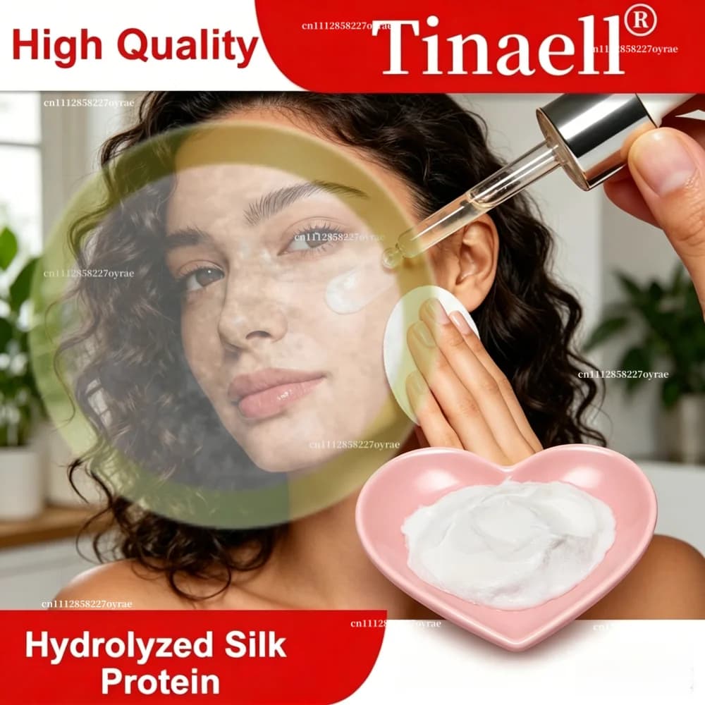 Hot Supply 99% Hydrolyzed Silk Protein Powder ,Silk Fibroin for Moisturizing, Brightening and Improving Skin Perception
