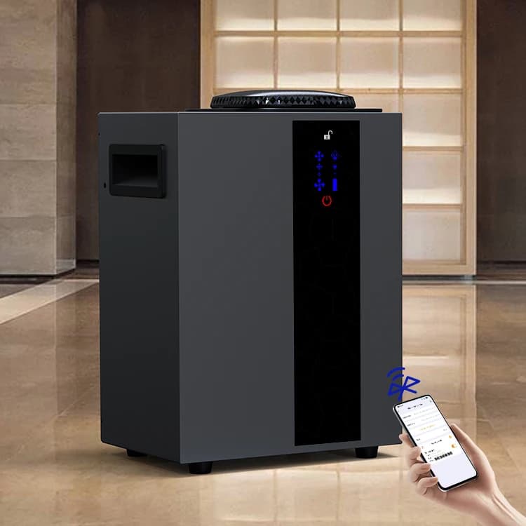 A1000 Diffusore di profumo commerciale Hvac Diffusore Macchina App Controllo Smart Lock Deodorante per ambienti Elettrico in metallo