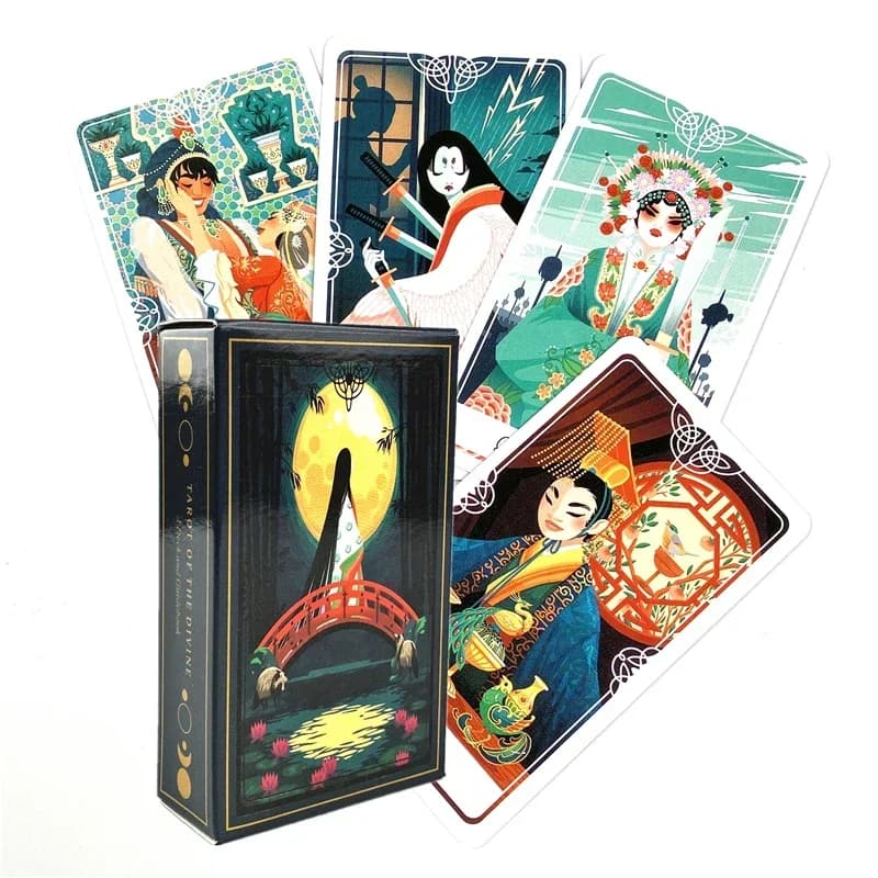 Tarocchi del Divino Un mazzo e guida elettronica ispirati a Deities Folklore e fiabe da intorno al mondo Gioco di carte dei tarocchi