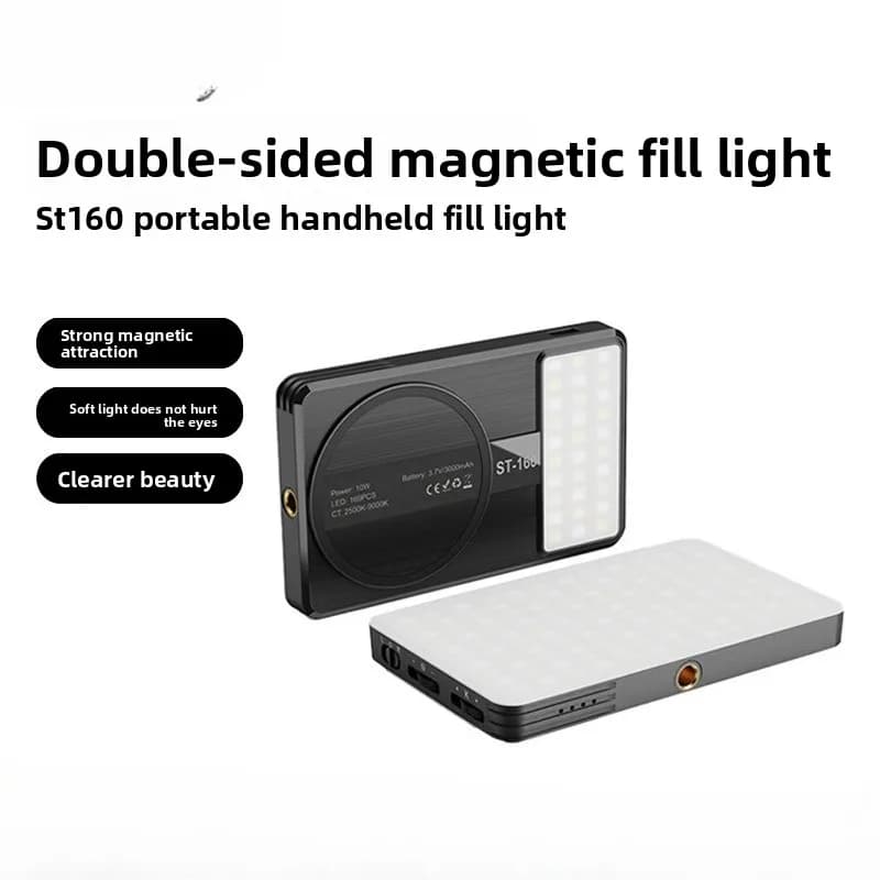 Two-sided Magnetic Filling Light Mobile Phone Live Photo Soft Two-tone Light Portable Beauty Light