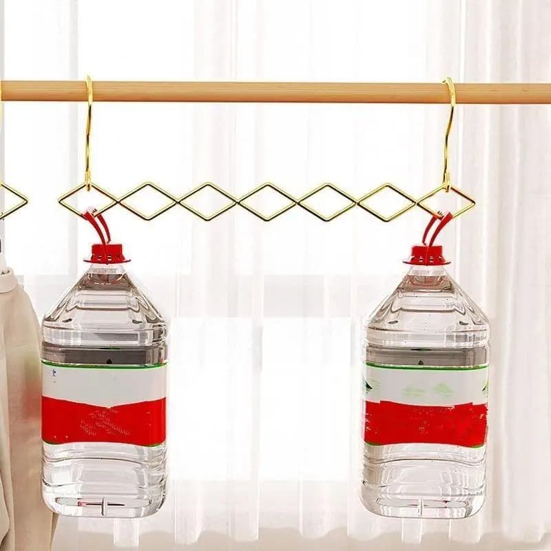 Magic Space Saving Foldable Clothes Hangers Closet Organizer 7 Slots Wardrobe Cascading Rack for Pants Dresses Coats
