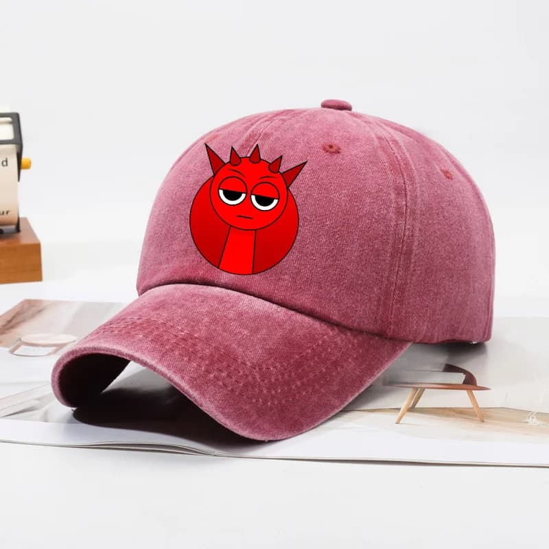 Sprunkis Baseball Cap Men Women Womens Anime Figures Sun Hat New Adult Outdoor Sports Sunbonnet Retro Headgear Hot Sales Gift