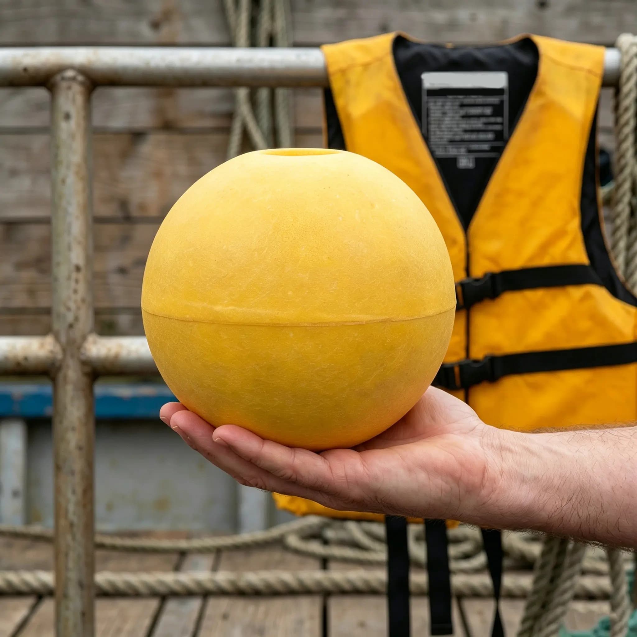 8Pcs Fishing Net Floats Pe Foam Buoy Stable Buoyancy Uv Resistant Fishing Bobber Marine Rope Marker Crab Trap Trawl Net Floats