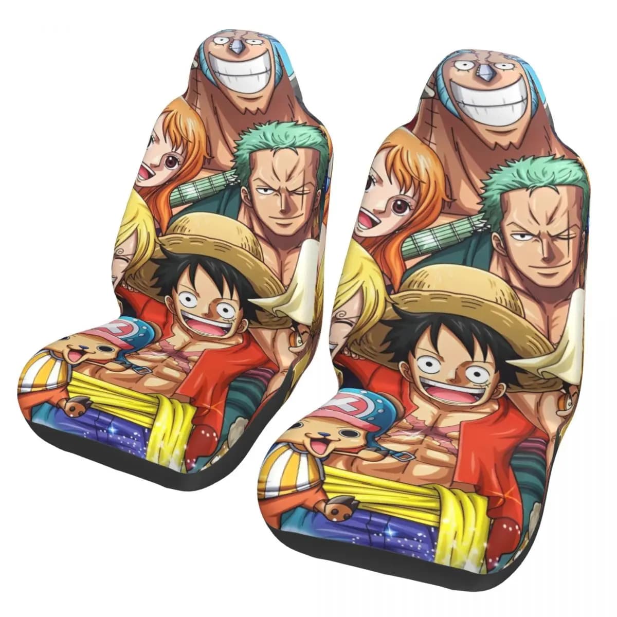 One Piece universal car seat cover, inner SUV accessories, Monkey D. Luffy car seat cushion, fiber, for hunting