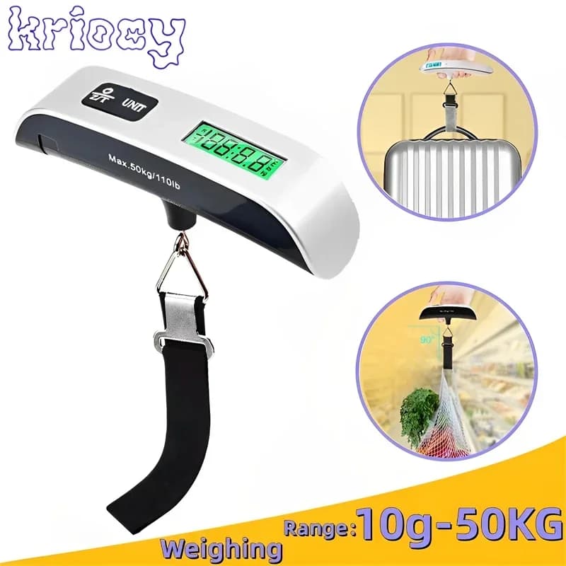 10g-50kg portatile digitale bagaglio bilancia Display LCD tasca bilancia elettronica bilancia valigia viaggio bagaglio peso strumento