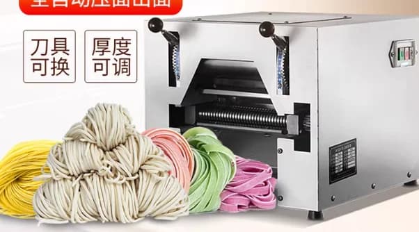Macchina per pasta elettrica completamente automatica Macchina per noodle commerciale per la lavorazione degli alimenti della cucina del ristorante