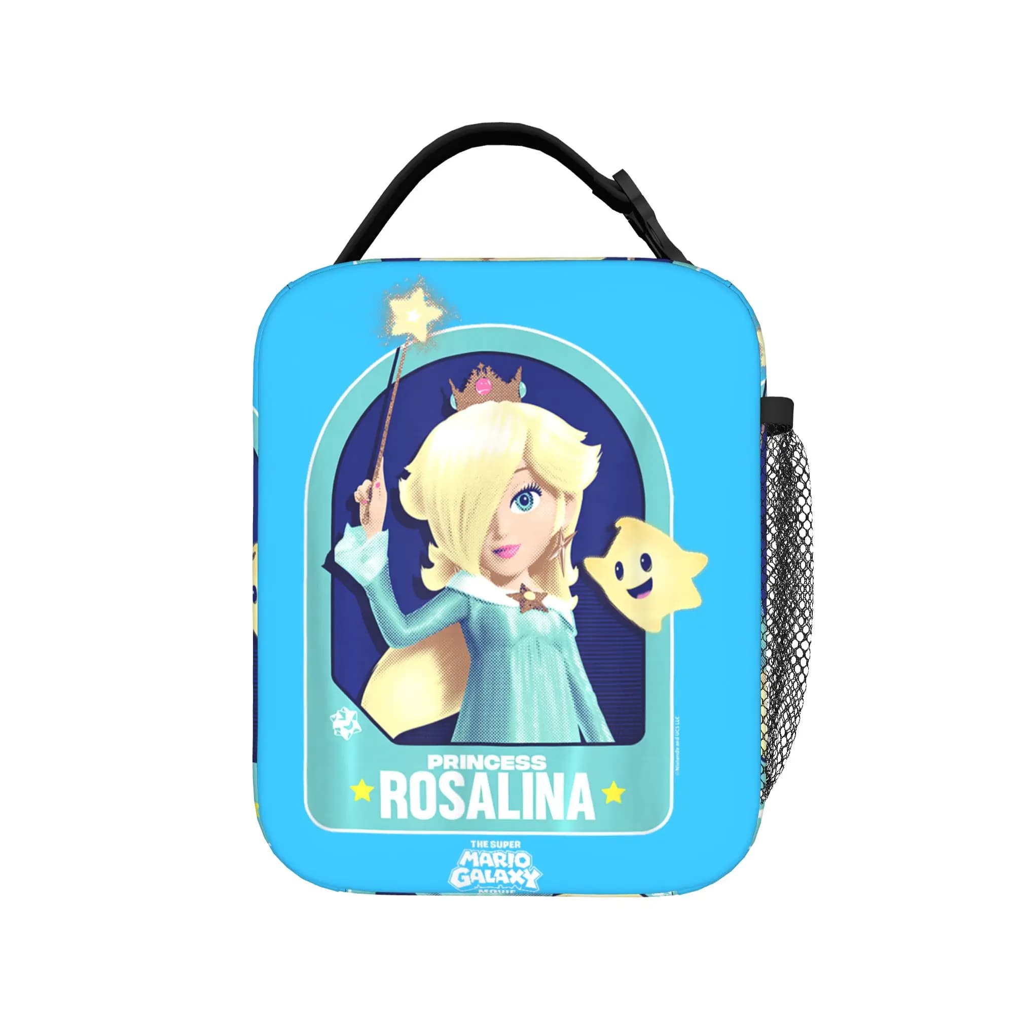 Borse termiche per il pranzo del film Ma-rioes Galaxy, borsa termica con bacchetta della principessa Rosalina, borsa termica per il pranzo, borsa termica per il college, borsa termica per il viaggio, borsa per la conservazione degli alimenti