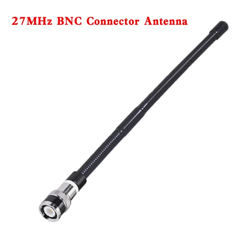 Antenna CB 27MHz a onde corte BNC per ICOM IC-V8, IC-V80, IC-V82 e altri walkie-talkie, con connettore Q9 e UHF marino PL-259 Maschio