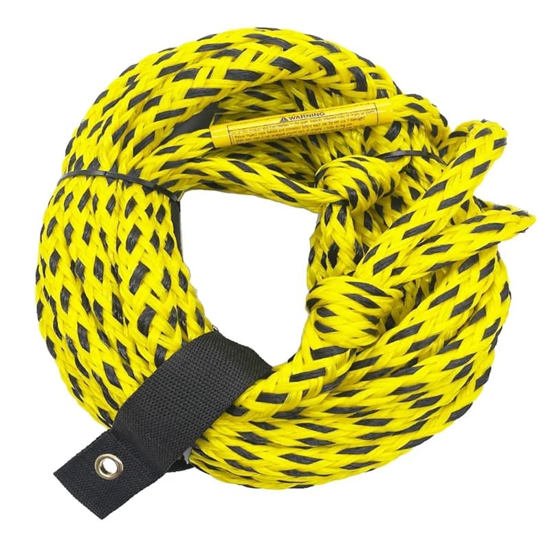 Corde di traino per canottaggio da 60 piedi corda per sci nautico per impieghi gravosi 1-3 persone per tubi trainabili, fune di traino per Kneeboard