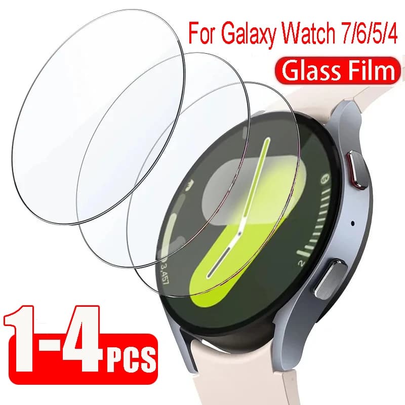 Per Samsung Galaxy Watch 7 6 5 4 40mm 44mm Protezione schermo in vetro temperato per Samsung Watch 7 44 40 Accessori Pellicola protettiva