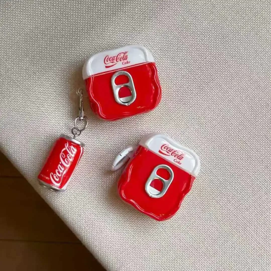 Per AirPods 1 2 3 4 Pro 2 Manica Per AirPods Pro3 2025 Nuovo Caso Bevande Acqua Minerale Bottiglie di Birra Auricolari Copertura Protettiva