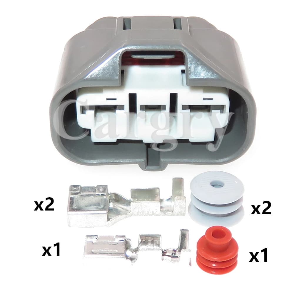 1 Set 3P 6189-0588 custodia in plastica per auto presa impermeabile ventilatore automobilistico cablaggio connettore composito
