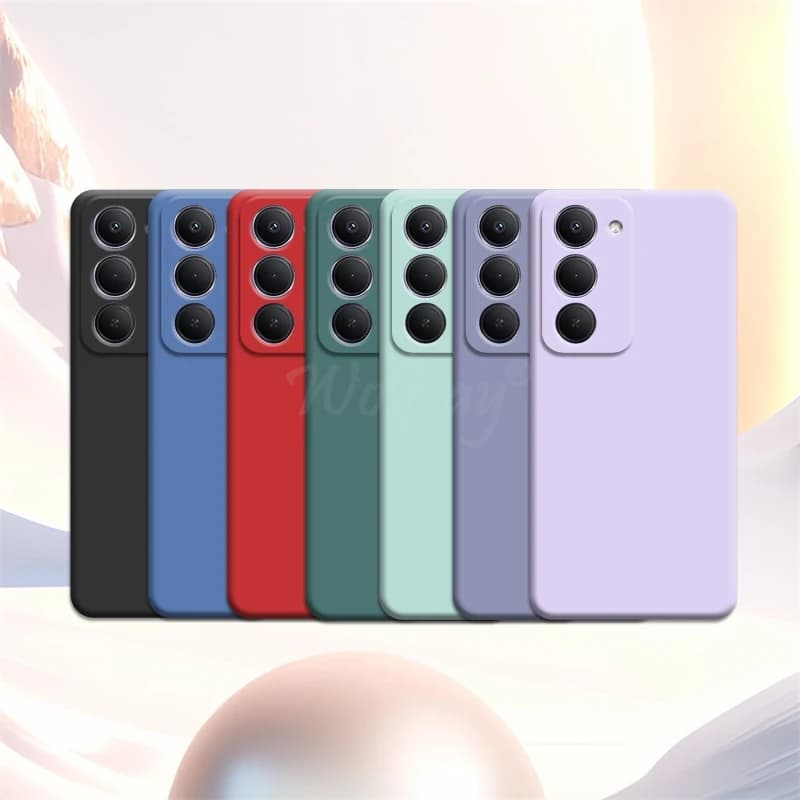 Per Xiaomi Redmi 15 Custodia in silicone liquido Gomma tinta unita TPU Funda Cover Redmi 15 Custodia protettiva per telefono Custodia Redmi 15