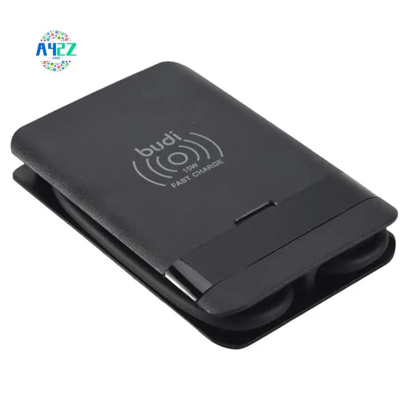 A42Z-BUDI Scatola portaoggetti per schede adattatore intelligente universale multifunzione Ricarica wireless da 15 W per custodia portatile da viaggio Xiaomi