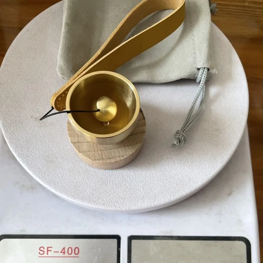 Decompress Mini Tibetan Singing Bowl Relaxation Music Meditation Bowl with Storage Bag Portable Tibet Sound Bowl Yoga