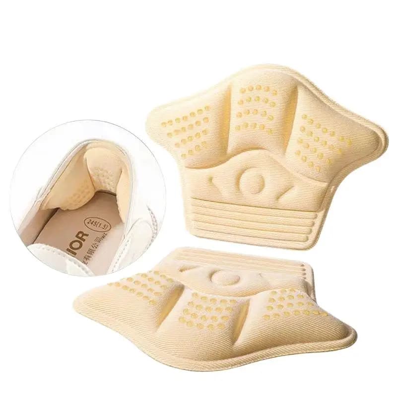 1 paio di scarpe da ginnastica solette antidolorifici ai piedi 5D uomini protezioni per talloni adesivi comfort scarpe in pelle cuscinetti inserti per la cura