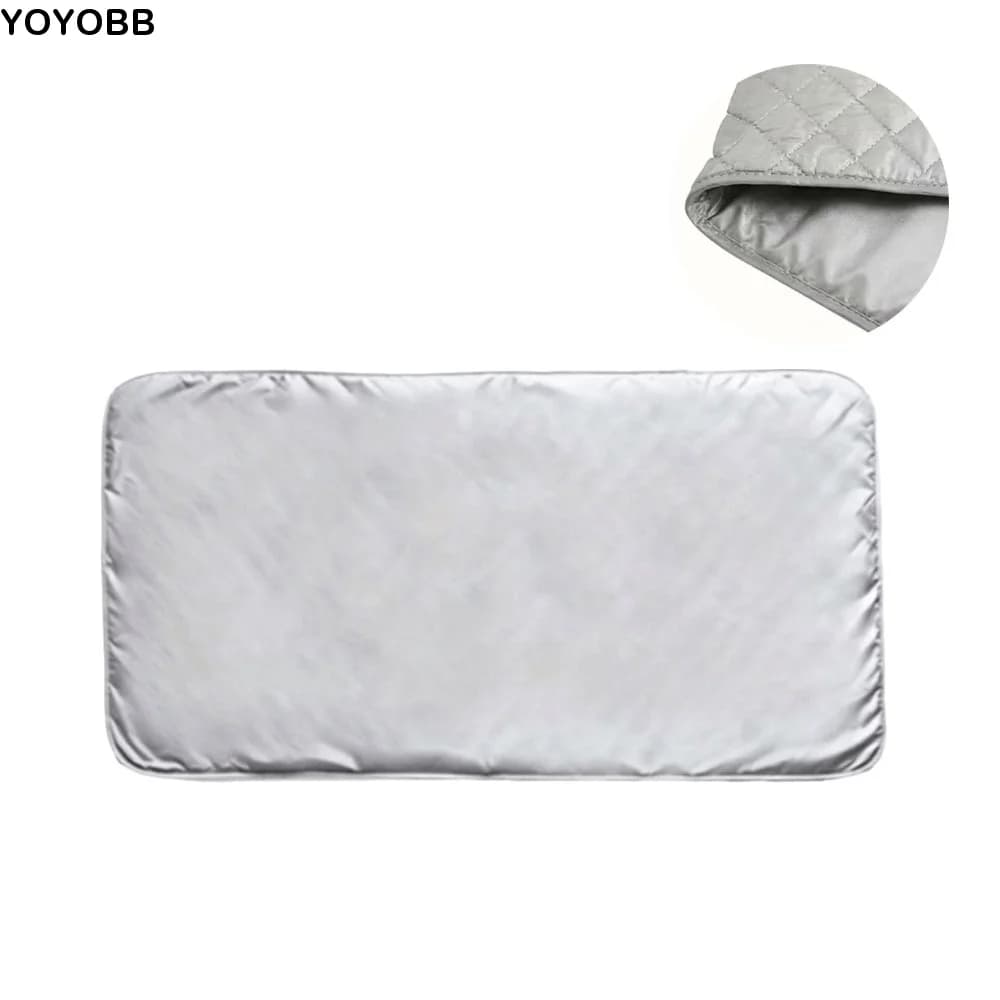 Washer Dryer Heat Resistant Ironing Mat Double Side Foldable Laundry Pad Portable Compact Ironing Blanket Table Top