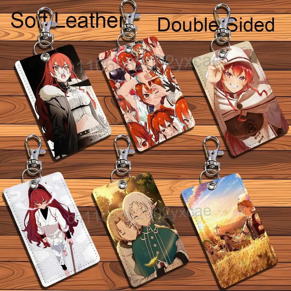 Eris Boreas Greyrat Mushoku Tensei Card Holder Keychain Key Ring Door Lock Access Protective Case For Security Gift