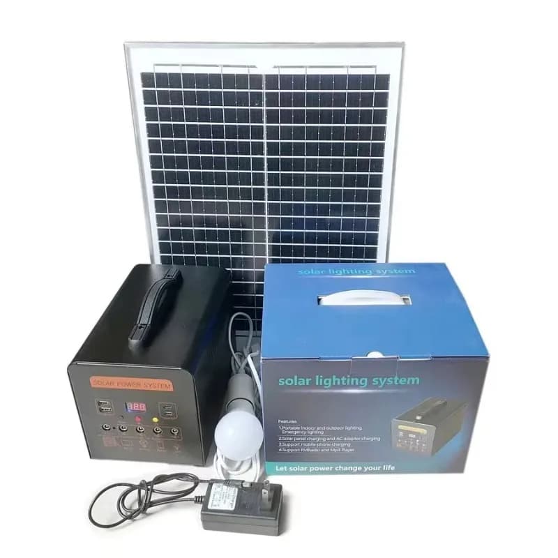 200W/300W Portable LiFePO4 Battery Jump Starter MPPT Solar Panel Wireless Charging Car Camping Home Use AU/US/EU Compatible