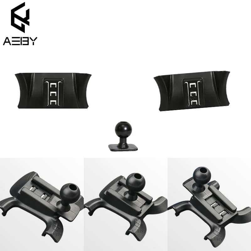 Supporto per Telefono per Porsche 718 2016-2023, Base Fissa Speciale con Ricarica Wireless per Interni Auto
