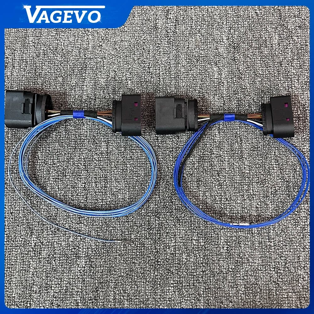 Front Headlight Halogen To Xenon LED Adapter Harness For VW Golf 6 MK6 Plug And Play Conversion Wiring Cable Car Mod Parts