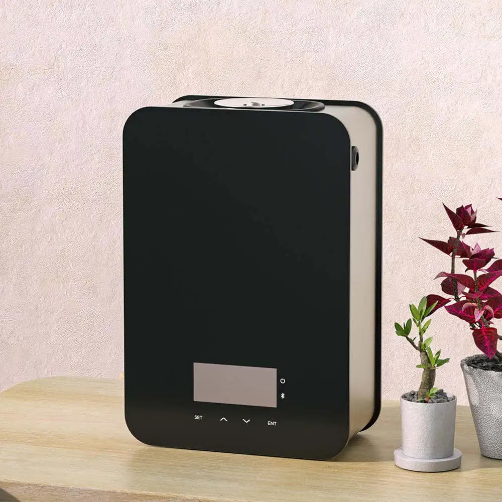 Diffusore di Aromi Elettrico Intelligente con Ventola e Controllo Bluetooth per Tavolo, Macchina per Profumazione all'Ingrosso