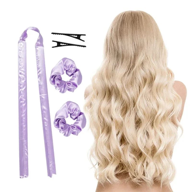 Pigro Heatless Curling Rod Charm Hair Rollers Wave Formers Wet wavy band No heat Hair styling tools Curl Bar биloqди