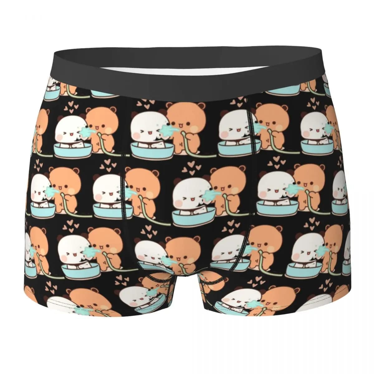 Bubu Dudu Dancing In Love Doccia Intimo Design Boxer Vendita calda Mutandine maschili Pantaloncini classici Slip Idea regalo