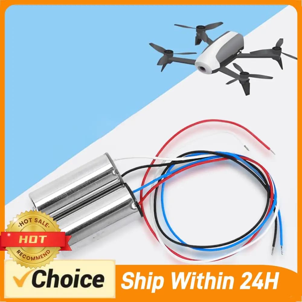 2PCS 8520 CW+CCW Mini Coreless HM Motor DC 3-5V Micro Coreless Motor High Speed Micro Hollow Cup Engine DIY RC Drone Quadcopter