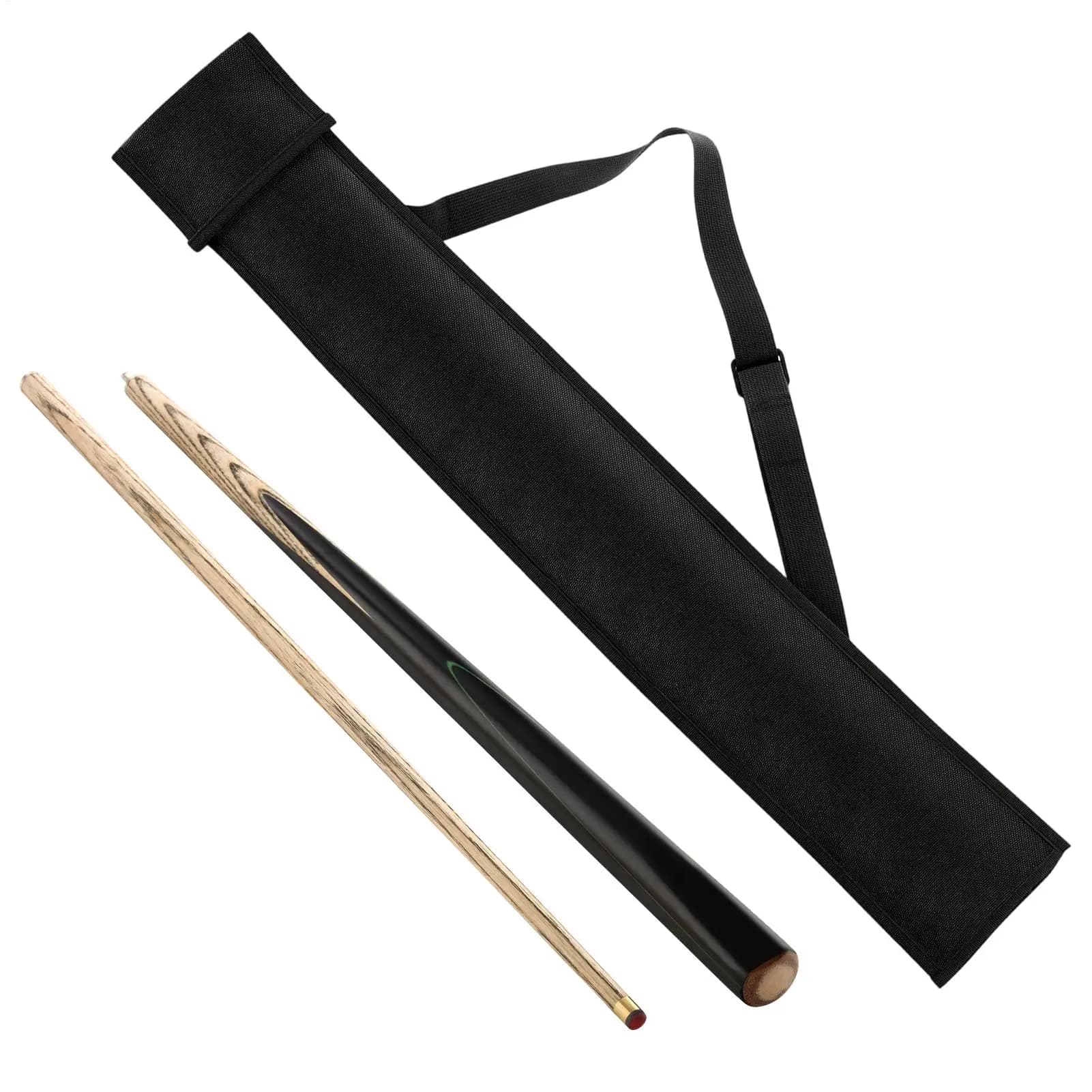 Pool Cue Case Lightweight Shockproof Billiards Accessories Padded Cue Stick Holder Case For Adults Players Dad Husband Home Club