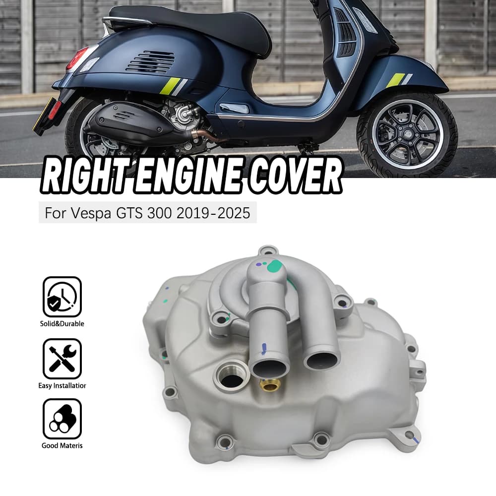 Sostituire Parti Del Motociclo Destra copertura del motore Stabile Per Piaggio Vespa GTS 300 GTV MP3 300 2019 2020 2021 2022 2023 2024 2025