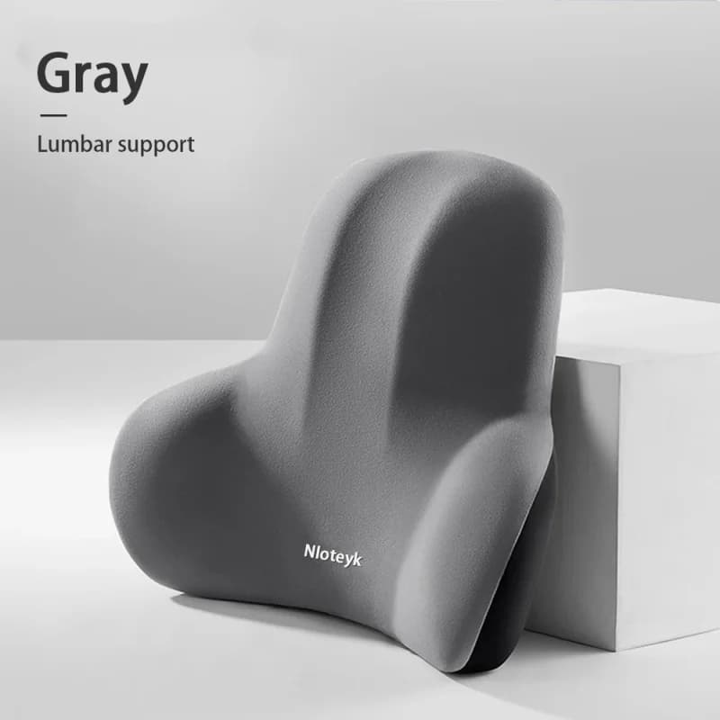 Cuscino per il Collo in Memory Foam per Auto, Poggiatesta, Supporto Lombare, Accessori per Interni Auto da Viaggio