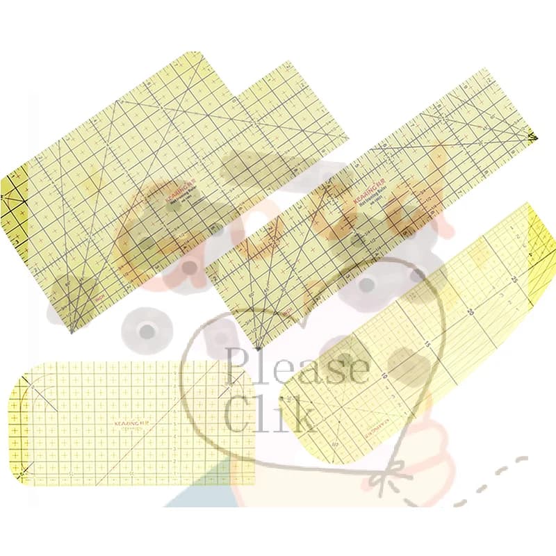 【HG】Righello termico per patchwork, strumento di misurazione per sartoria e cucito fai da te