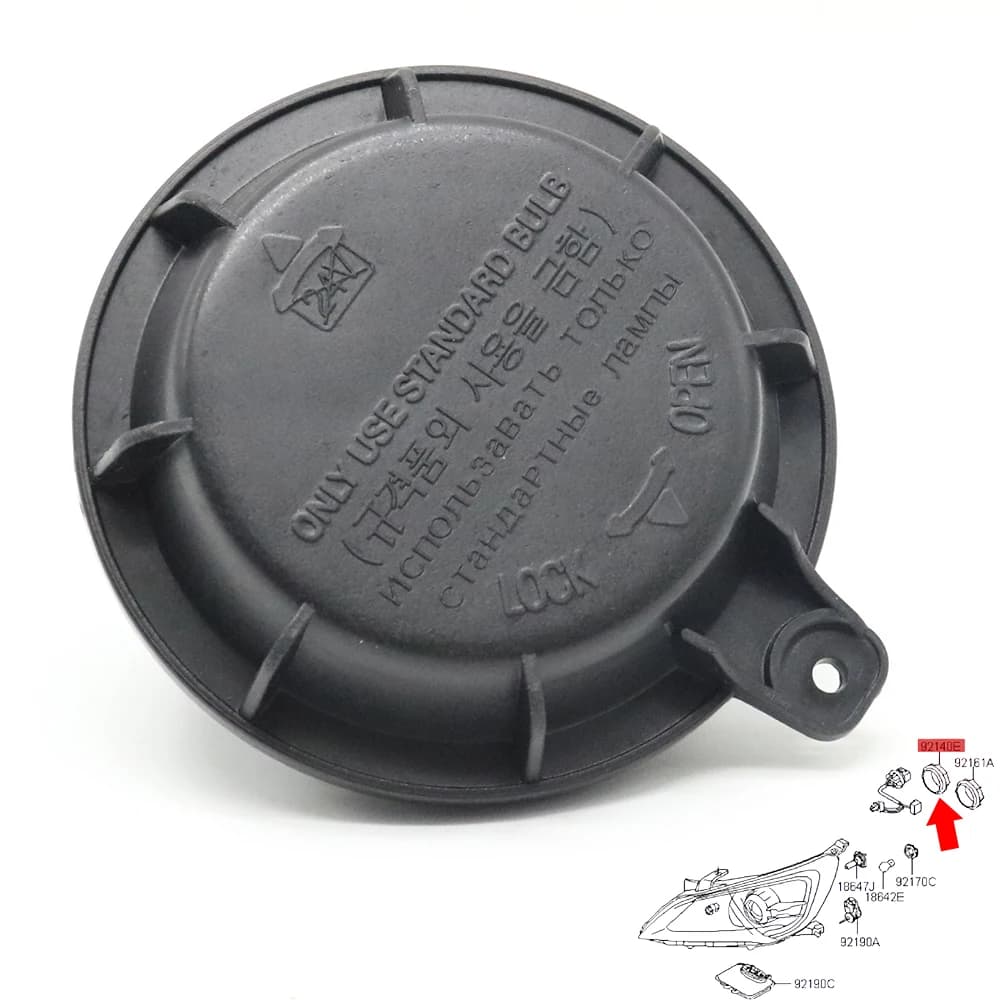 Lighthouse Lampadina Dust Cover for Hyundai Tucson Genesis Grand Santa Fe Solaris i40 For Kia Sorento Ceed JD K5 K7 Optima