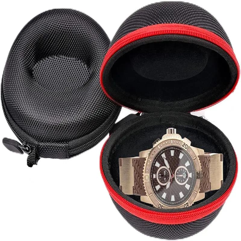 Multipurpose portable bag for storing watches bracelets, shockproof travel box, wear-resistant wrist watch organizer box