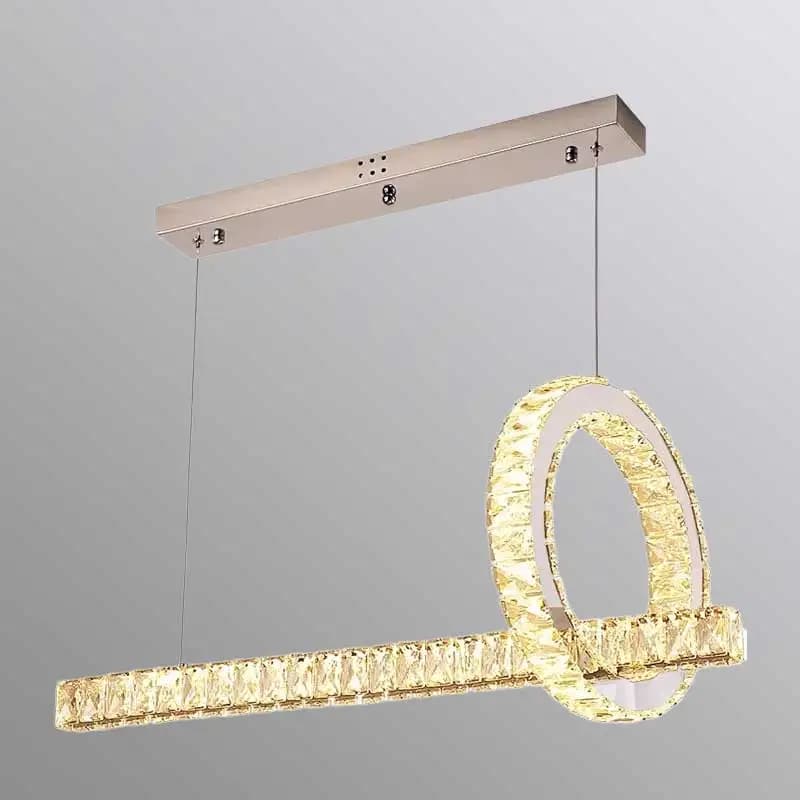 Decorazione domestica contemporanea Lampade a sospensione ad anello a LED e lampadari per soggiorno e sala da pranzo illuminazione a sospensione per interni