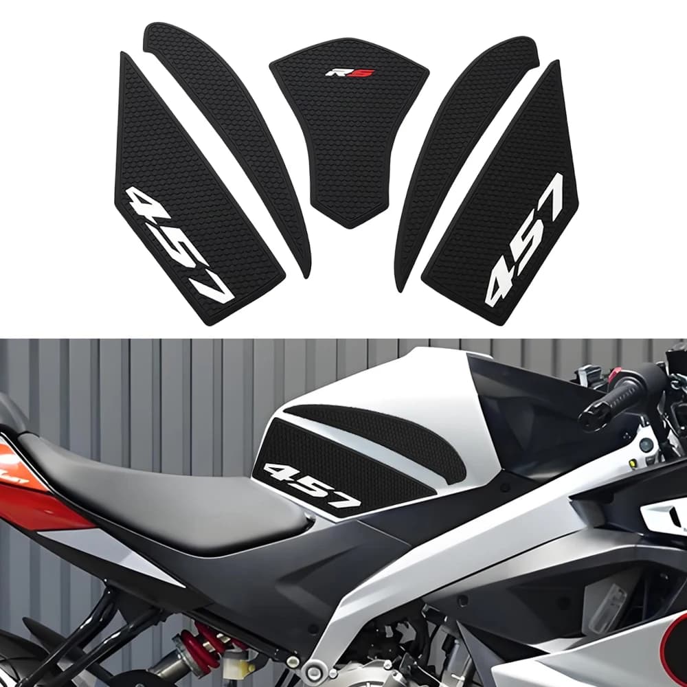 For Aprilia RS457 RS 457 2024 2025 Motorcycle Tank Traction Pad Side Gas Knee Grip Protective Sticker Protector
