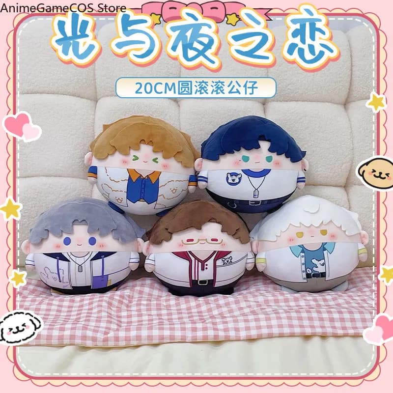 Light and Night Fan Made 20cm Cotton Doll Plush Doll Pillow Game Character Plush Toy Stuffed Pillow Desk Decor Collectible Gift