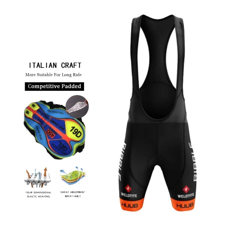 2024 Pro Team Ciclismo Bavaglini Pantaloncini Mountain Bike Traspirante Mens 19D Gel Imbottito Ropa Ciclismo Bicicletta Bretelle Pantaloni Indossare Estate