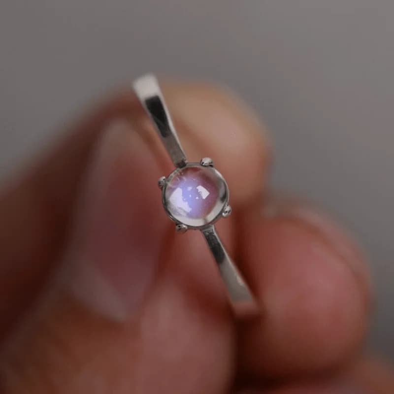Romantic and Gentle Colorful Women's Ring Suitable for Daily Wear and Parties, Perfect Holiday Gift for Women's Jewelry