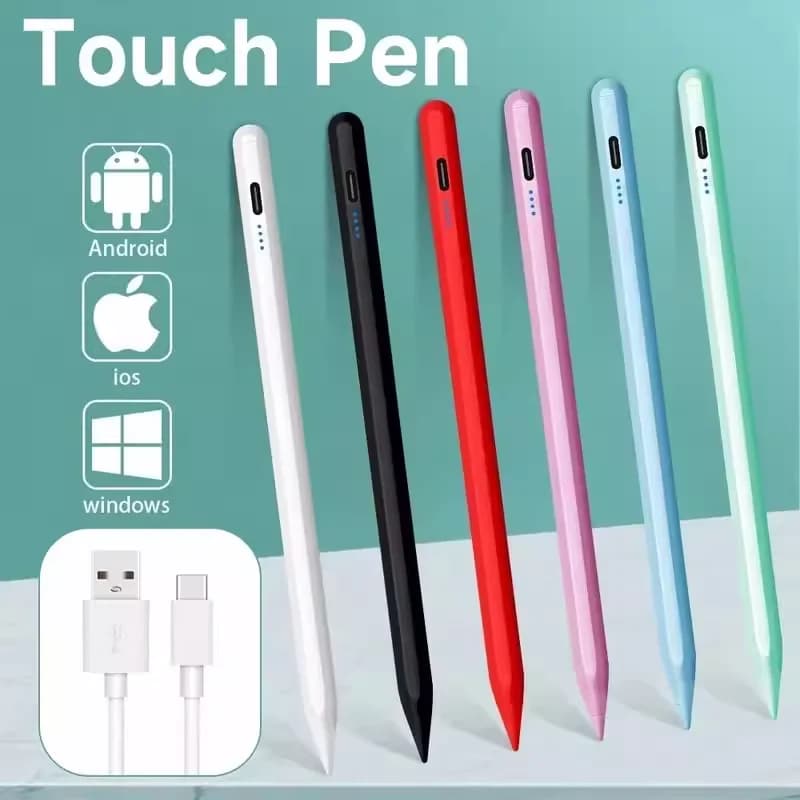 Penna stilo con reiezione palmo per tablet iOS Android, telefono cellulare, penna touch universale per schermo per iPhone Xiaomi Huawei iPad Pencil 7th 8th 9th 10th 11th pro 11 air 4th 5th 12,9 2018-2025 13
