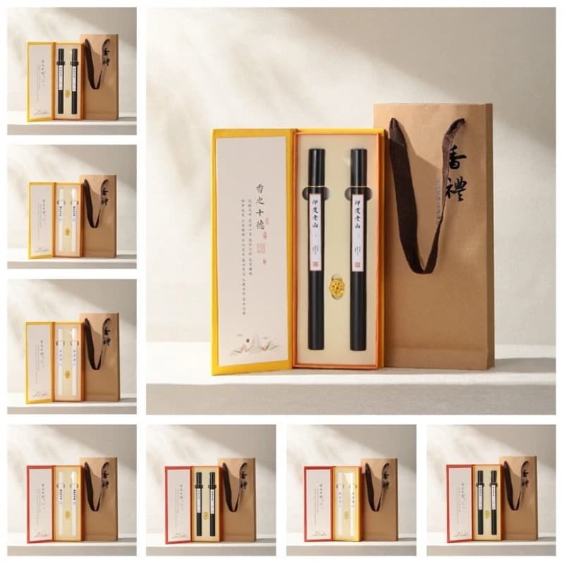 Confezione regalo con bastoncini di incenso Hainan Agarwood India Old Mountain Osmanthus Goose Pear Studyroom Yoga Hotel Purifica l'aria Joss Stick