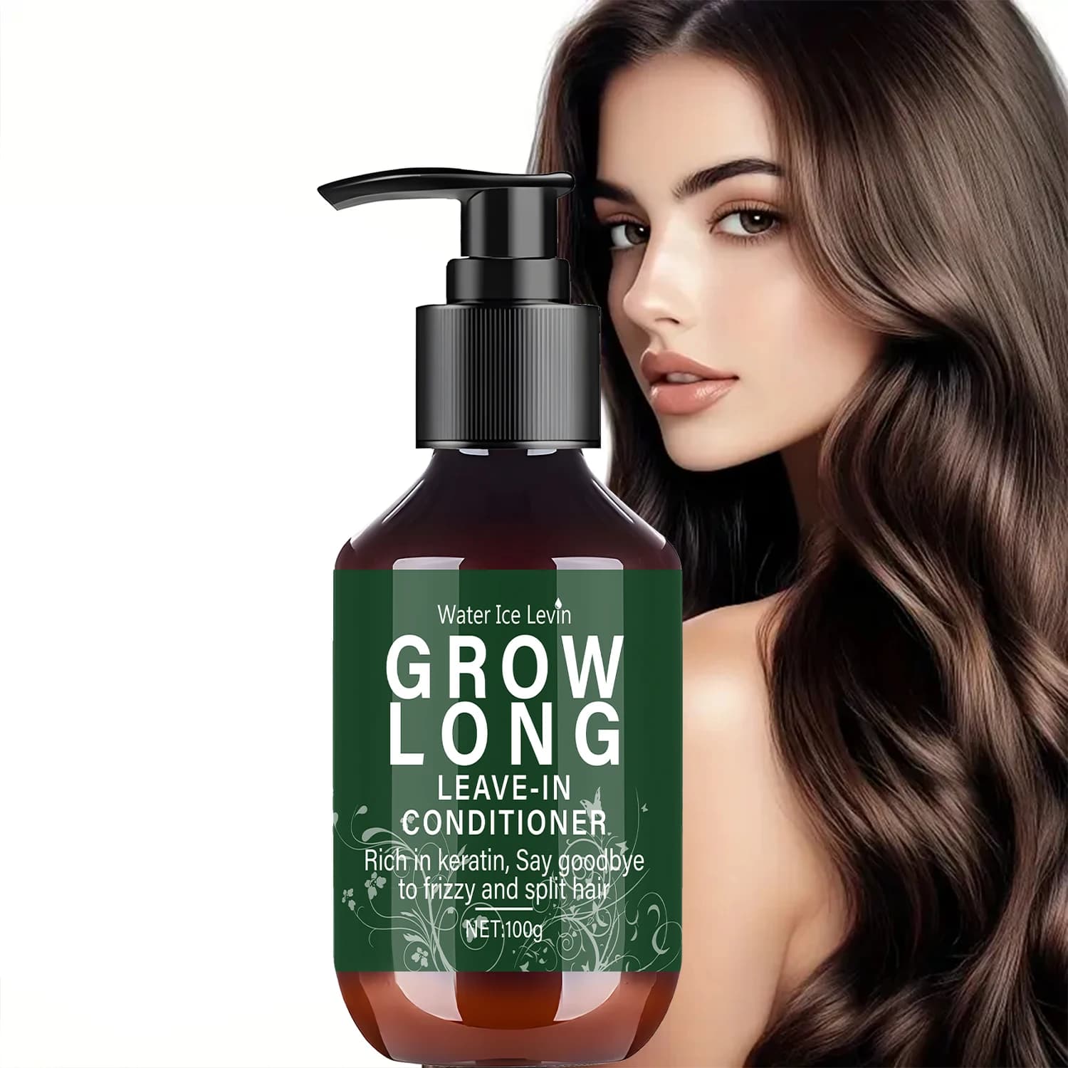 Balsamo senza risciacquo per la crescita dei capelli 1 + 1 confezione da 100 g Biotina Collagene Acido ialuronico Vitamina C Capelli secchi e danneggiati Riparazione Idratante
