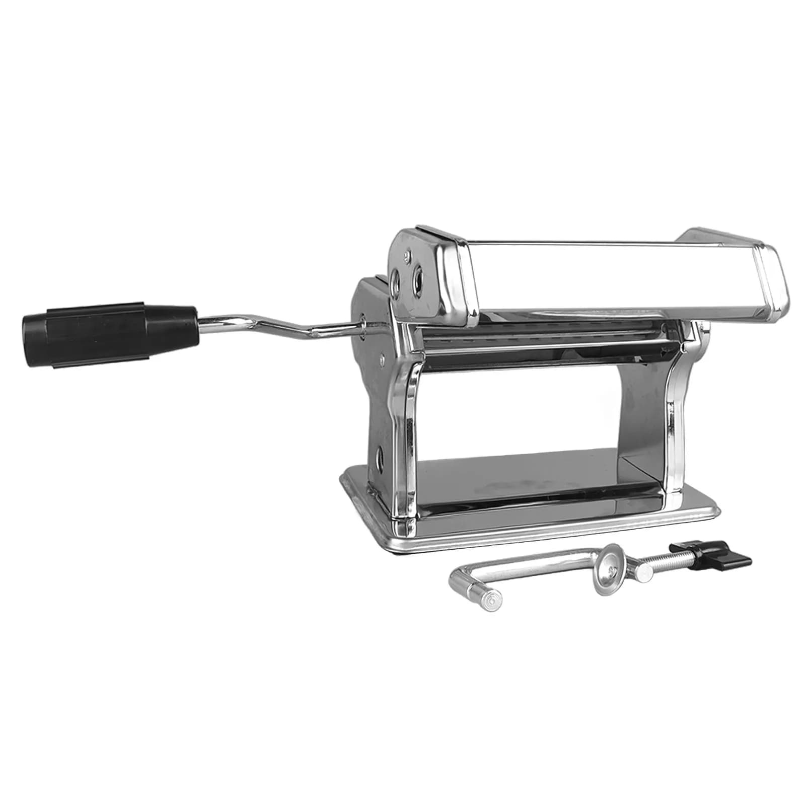 Macchina per pasta con rullo per pasta in acciaio inossidabile 7 impostazioni di spessore 0,5-2,5 mm Accessori da cucina Macchina per noodle a manovella